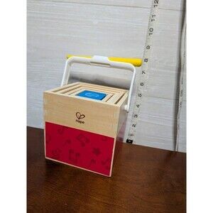 Hape Wooden Musical Stacking Cubes Kids Toddler Instrument Set 5-Piece Lot